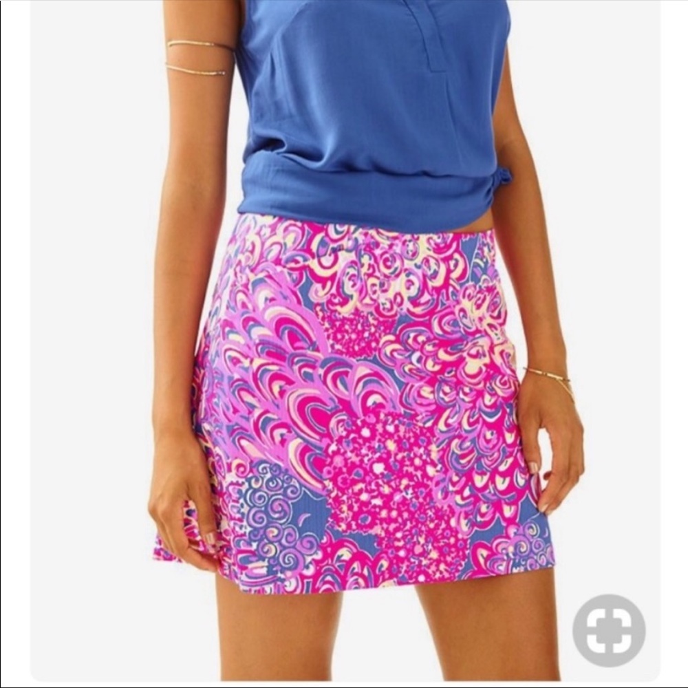Lilly Pulitzer Marigold Skirt Iris Pop Up Lilly’s Lagoon - Size 4